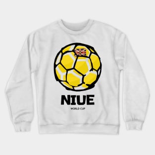 Niue Football Country Flag Crewneck Sweatshirt